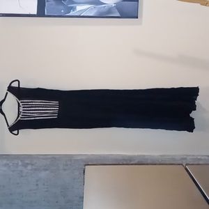 VINTAGE DKNY chiffon and ruffle lace dress